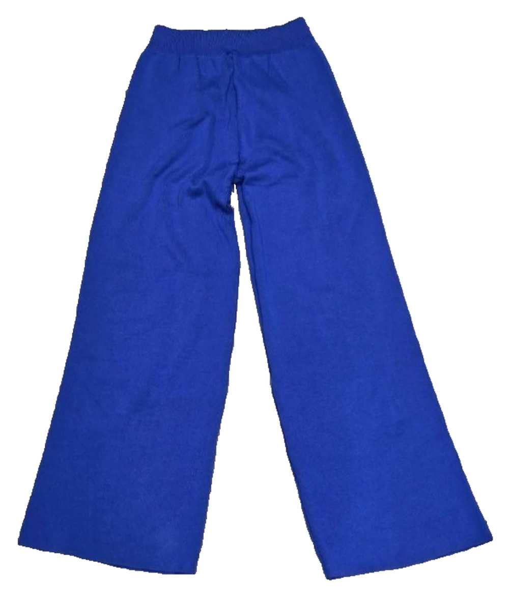 Katch me pull on wide leg preppy Y2K pants navy one size A004905